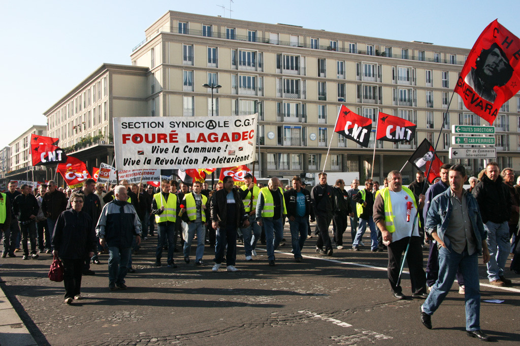 Meeting et manif Le Havre 11 et 12 octobre 2010