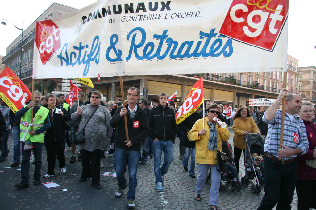 Manif Le Havre 12 octobre 2010