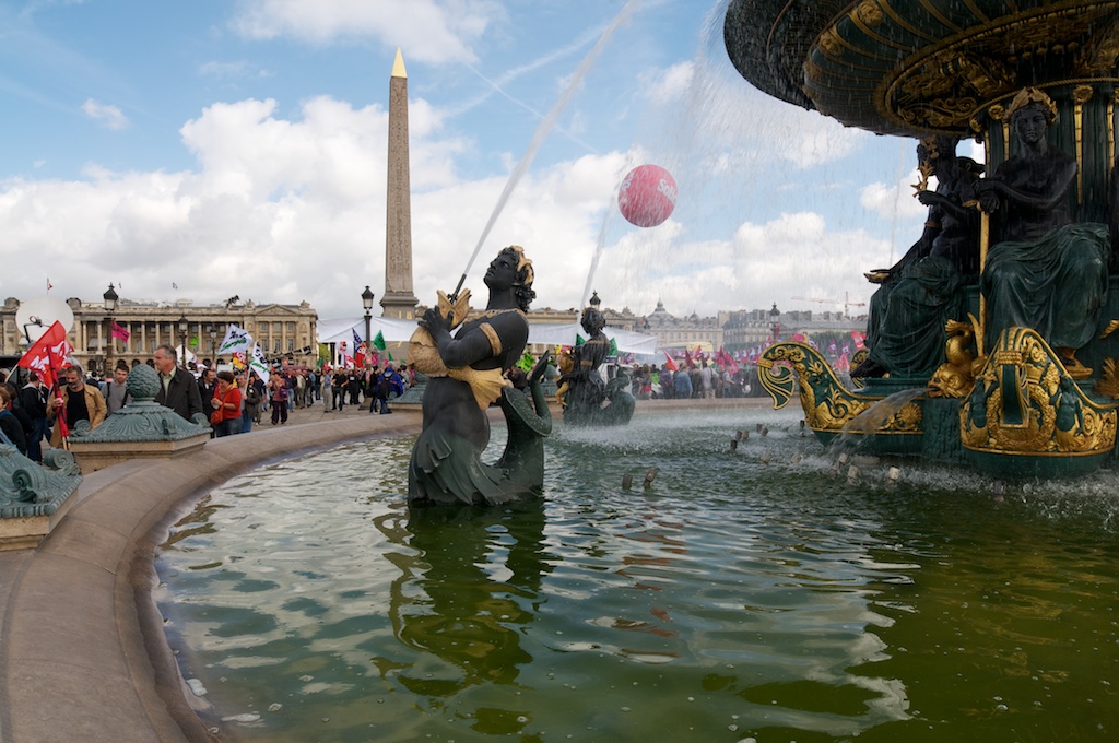 Rassemblement place de la Concorde