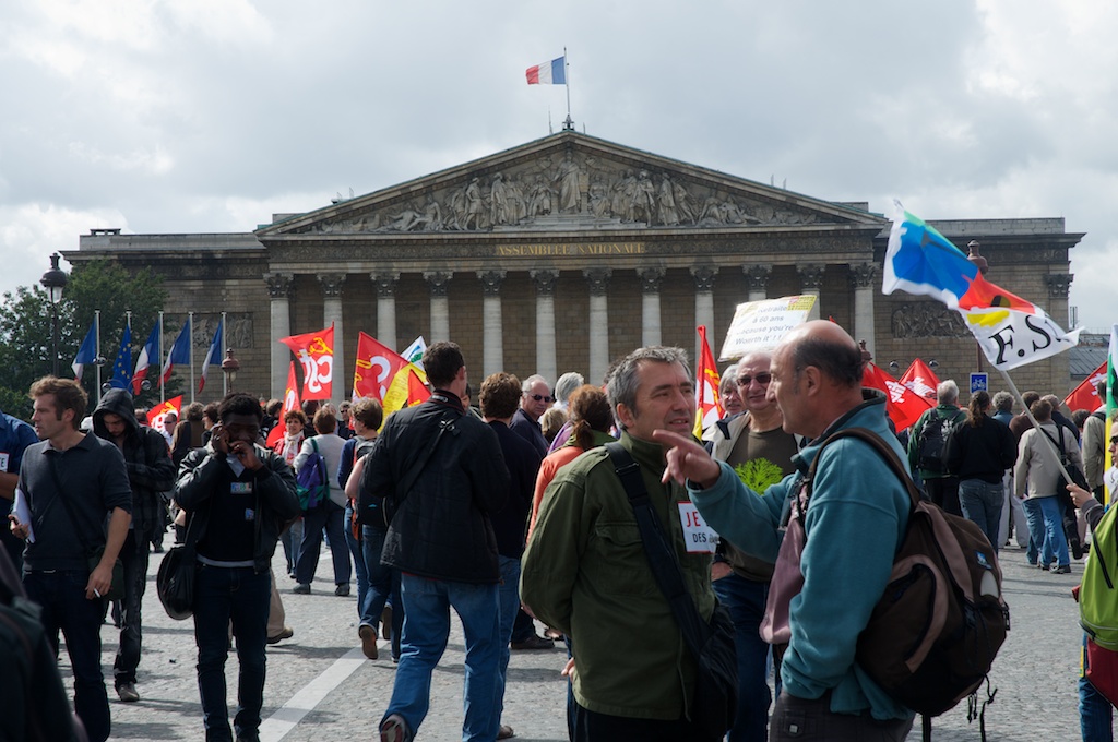 Rassemblement place de la Concorde