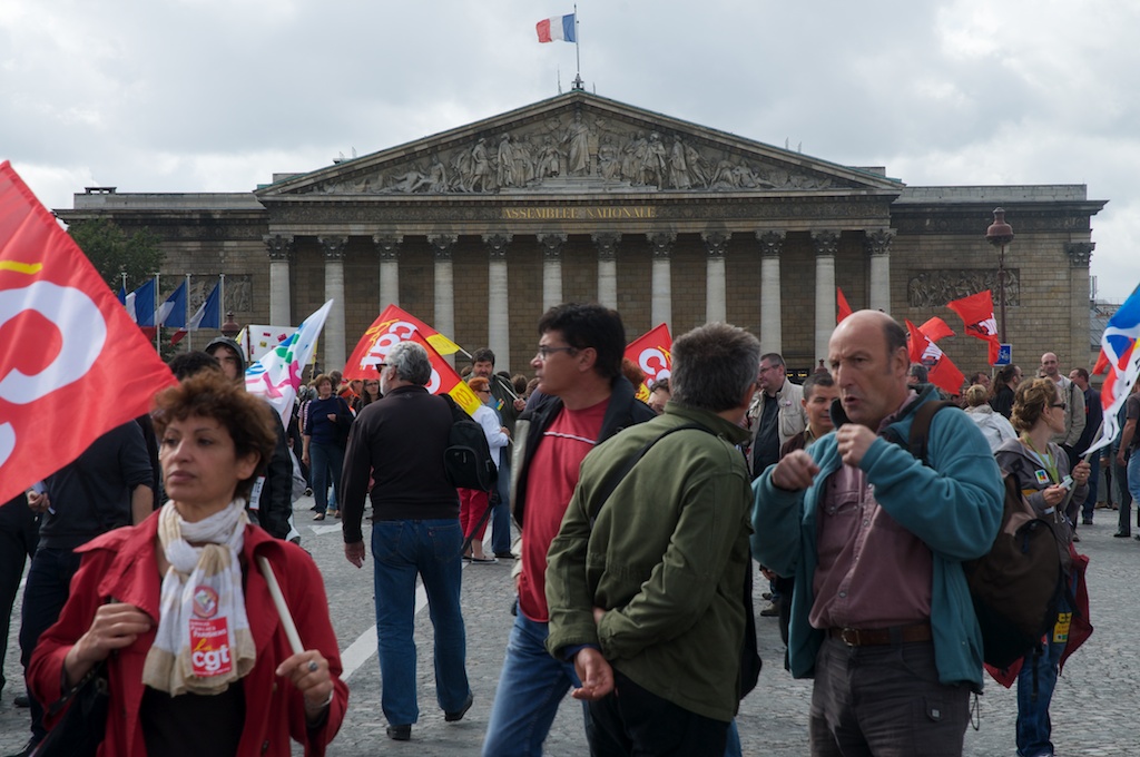 Rassemblement place de la Concorde