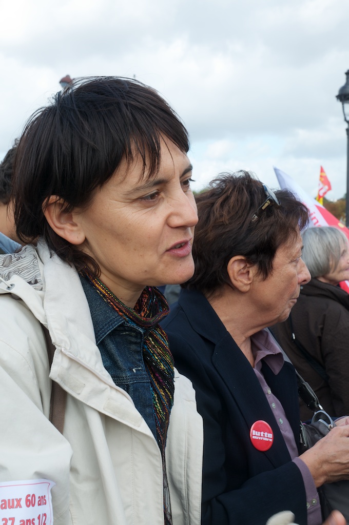 Nathalie Arthaud et Arlette Laguiller (LO)