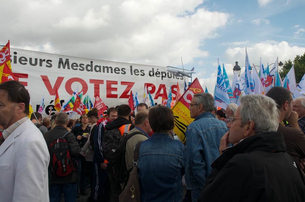 Rassemblement place de la Concorde