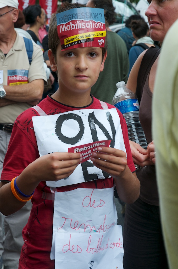 Jeune manifestant