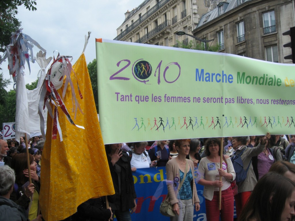 Marche Mondiale Femmes 12 juin 2010 Paris