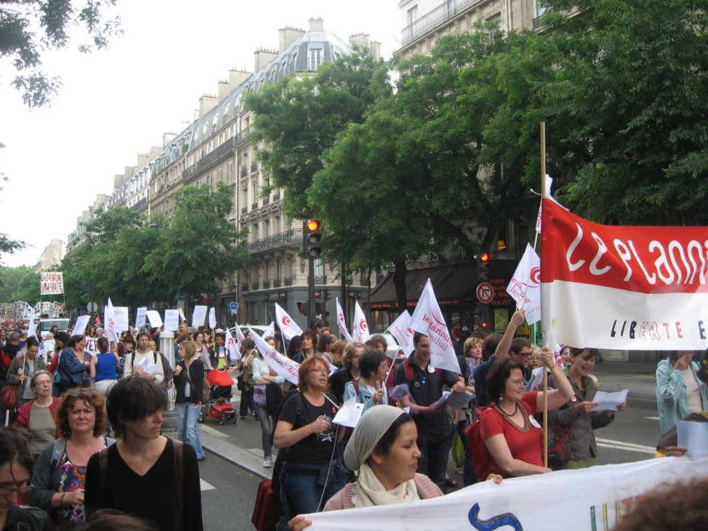 planning familial Marche Mondiale Femmes 12 juin 2010 Paris