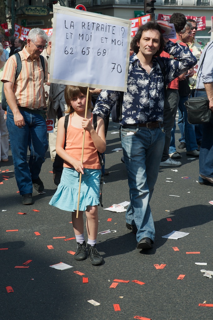 jeune manifestante
