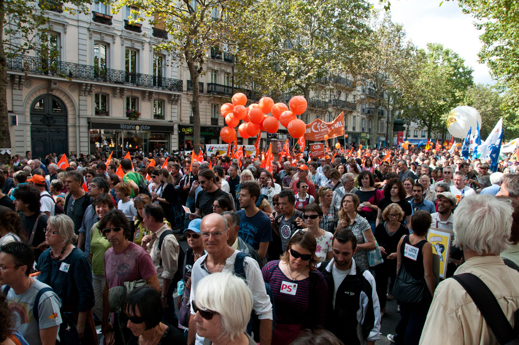 Paris-Manif du 7 septembre  2010