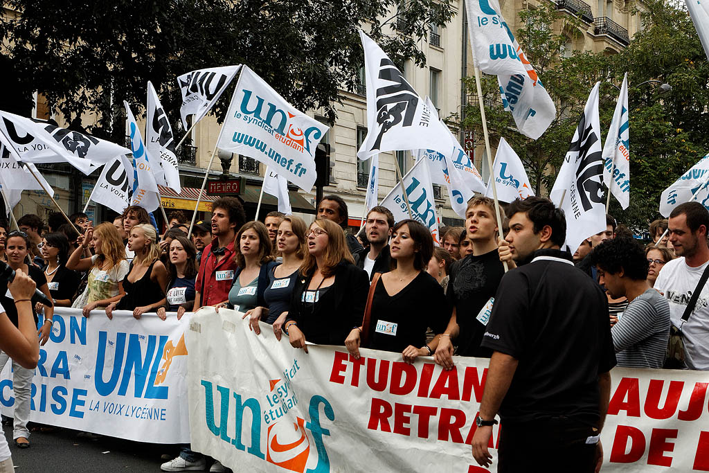 Manifestation retraite 7 septembre 2010 Paris