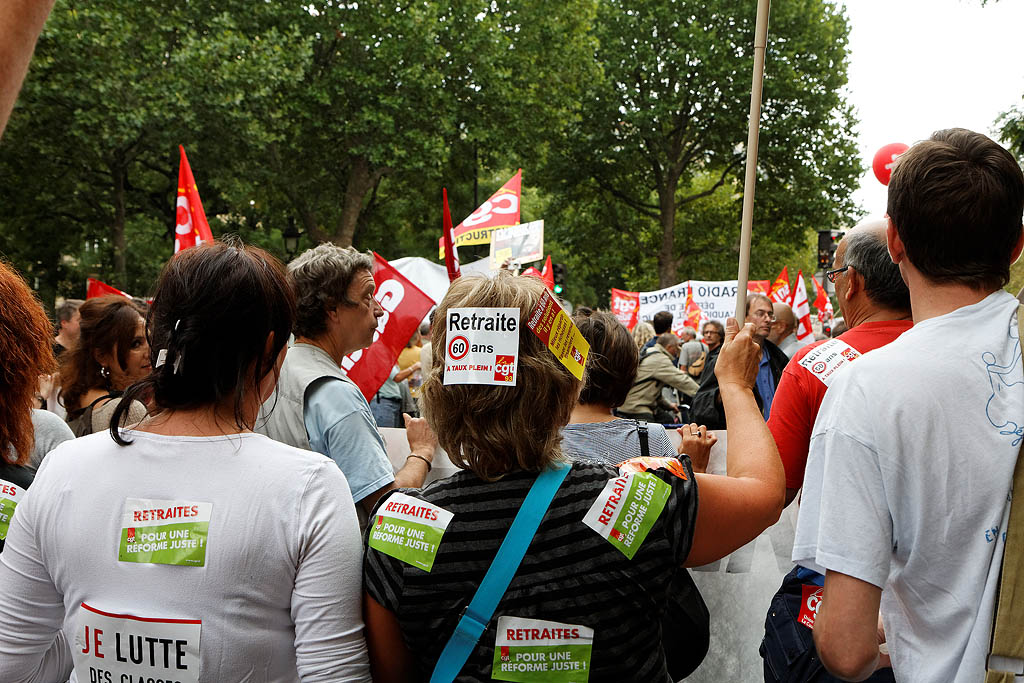 Manifestation retraite 7 septembre 2010 Paris