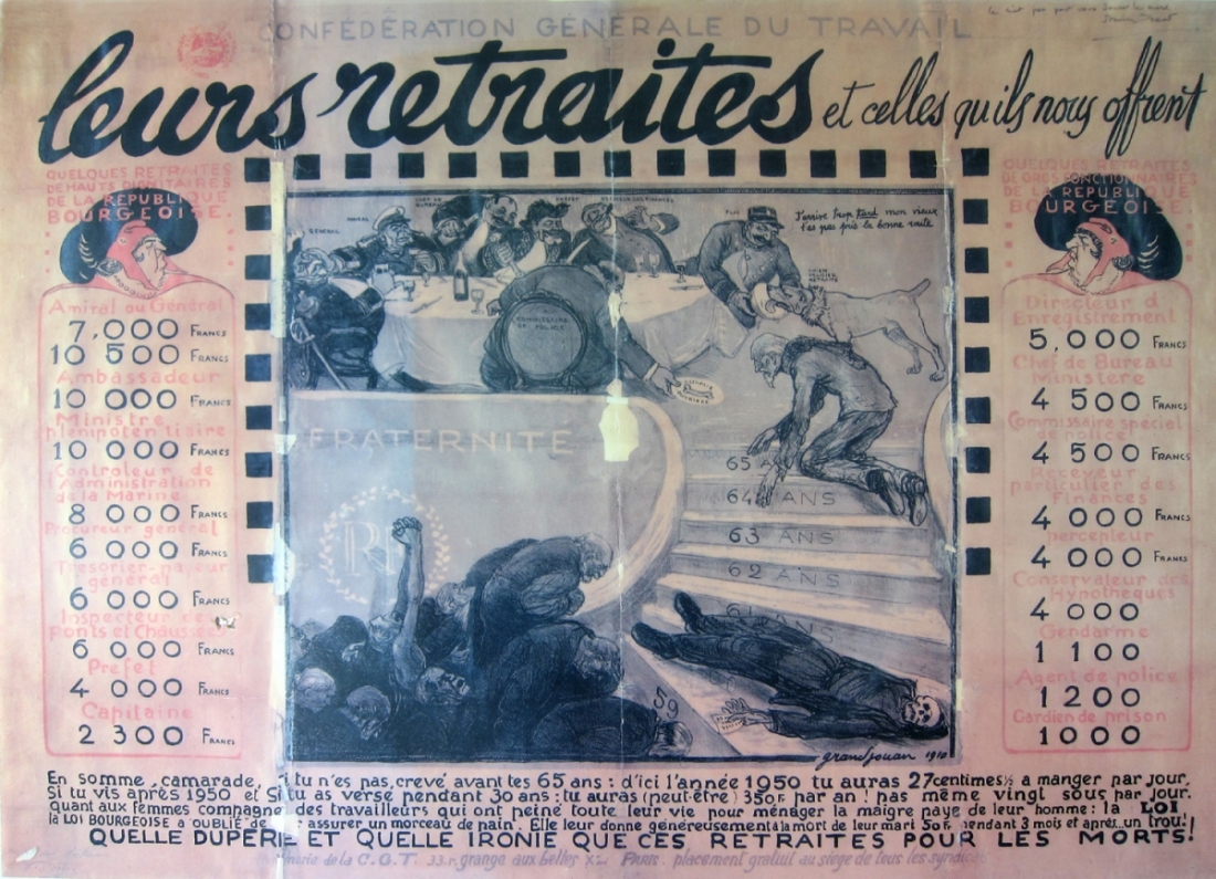 affiche CGT de 1910