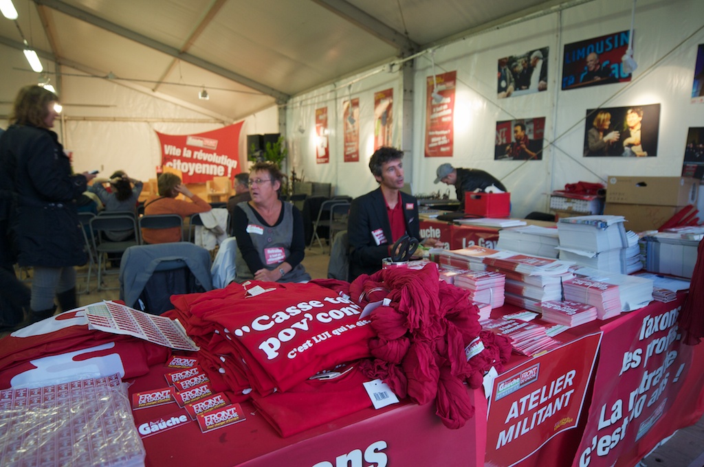 Stand du Parti de Gauche