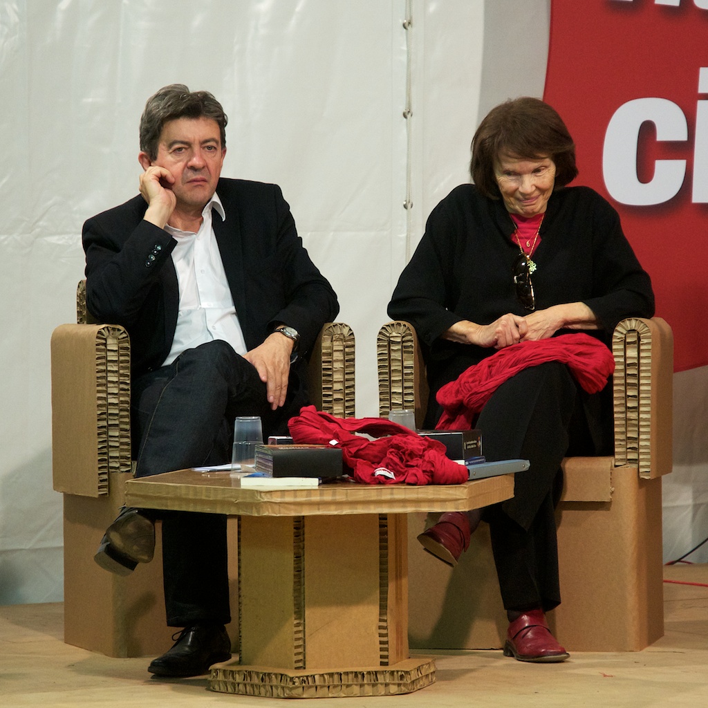 J-L Mélenchon et D. Mitterrand