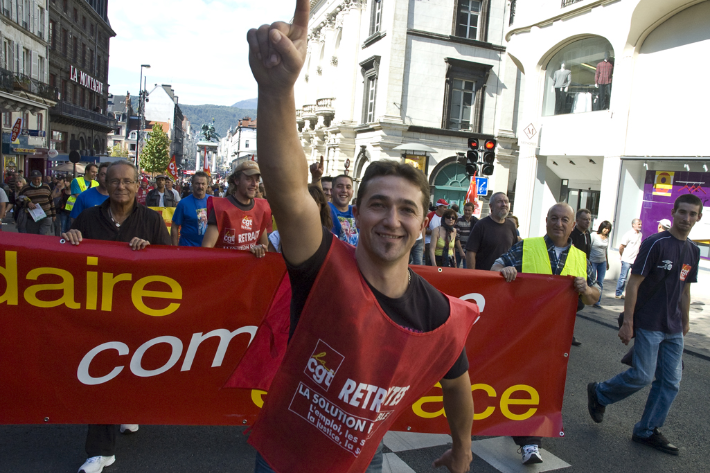 Manifestations du 23 septembre 2010 à Clermont-Fd