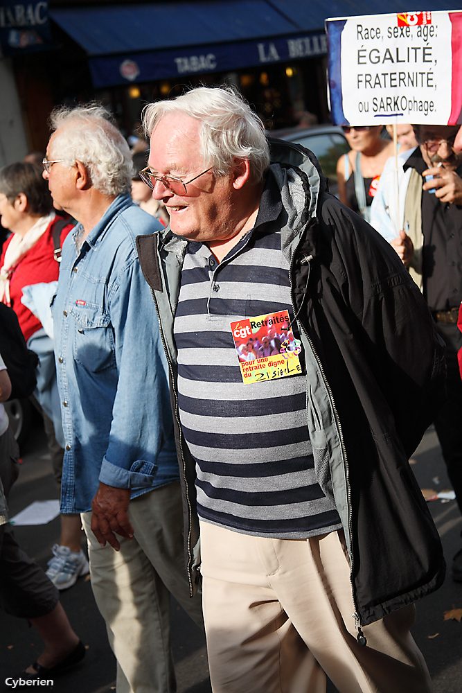 Manif du 23/09/2010 contre la réforme des retraites à Paris