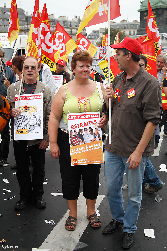 Manif du 23/09/2010 contre la réforme des retraites à Paris