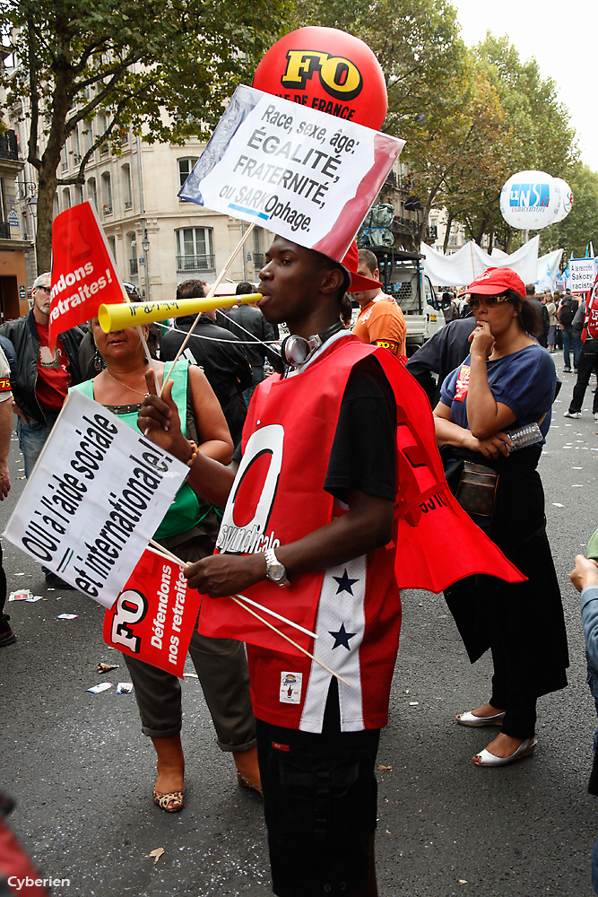 Manif du 23/09/2010 contre la réforme des retraites à Paris