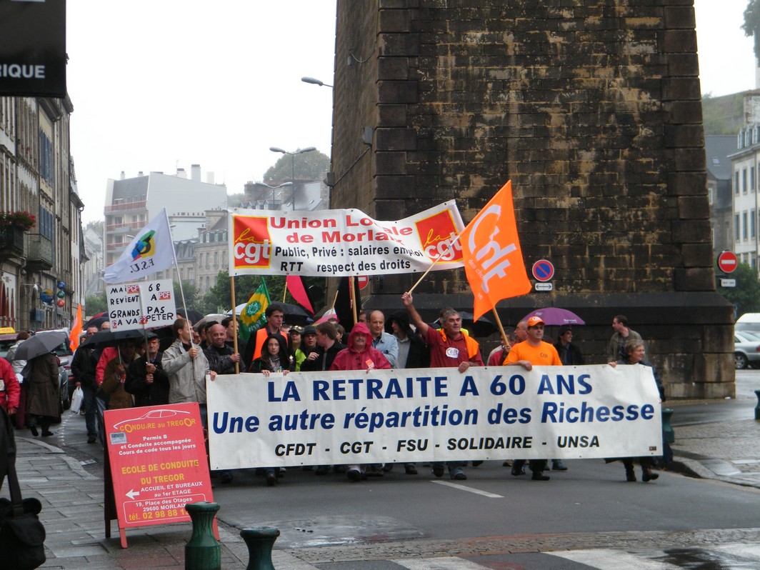 Manifestation Morlaix 02.10.10