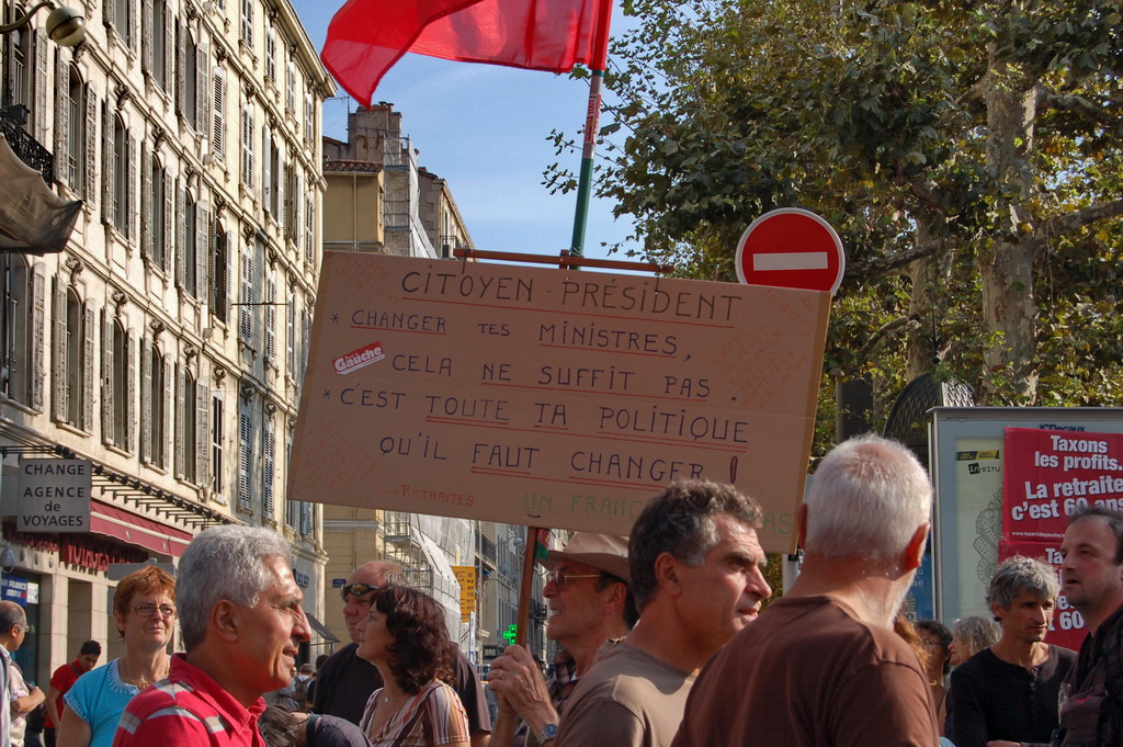 Manif Retraites 2 Octobre 2010 Marseille