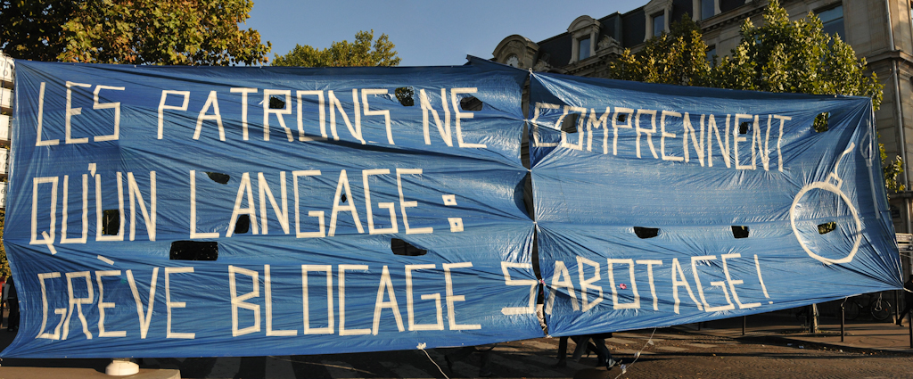 grève blocage sabotage