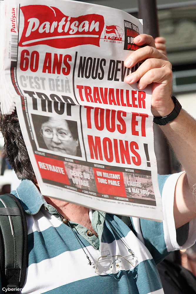 Manif du 12 octobre à Paris