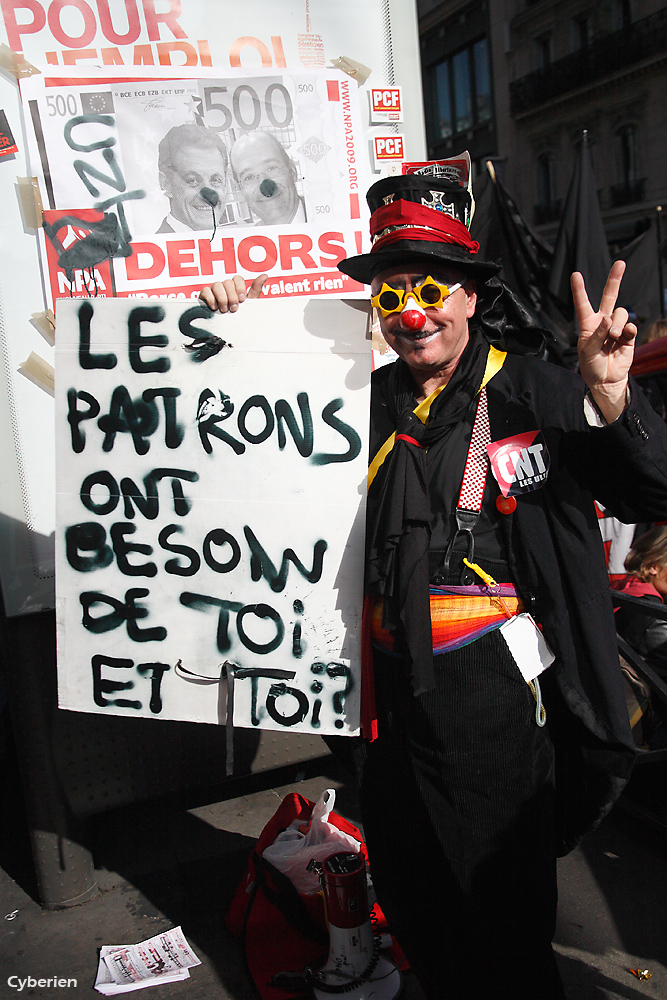 Manif du 12 octobre à Paris