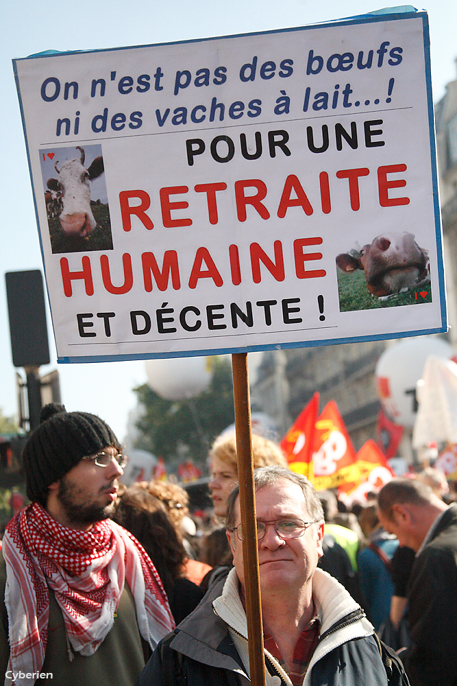 Manif du 12 octobre à Paris
