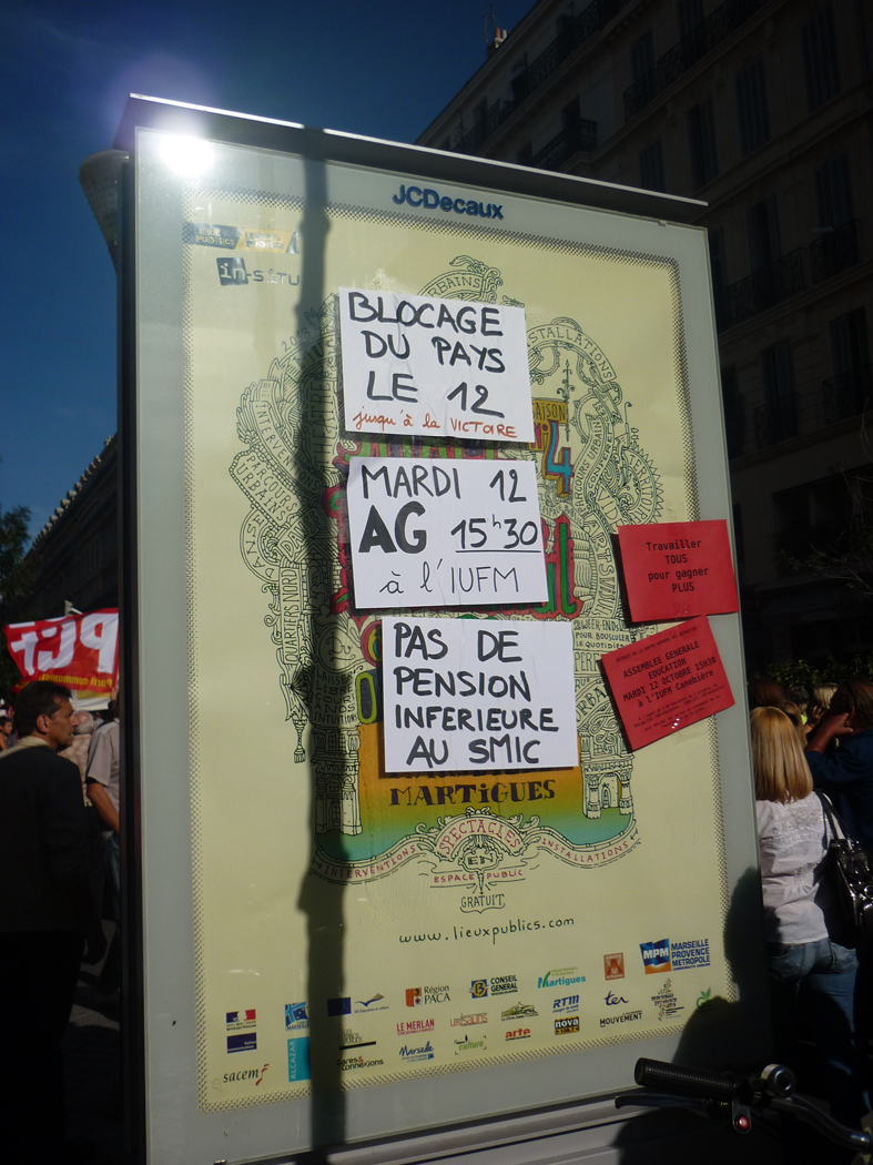 Manif 12 oct MARSEILLE