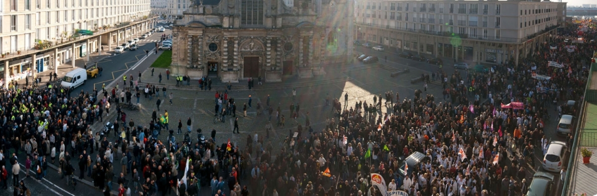 Manifestation au Havre 12 octobre