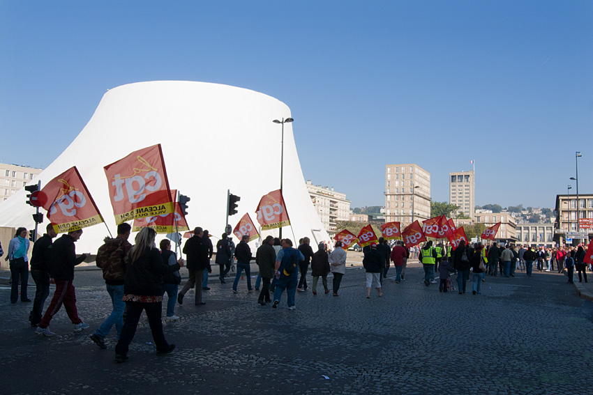 Manifestation au Havre 12 octobre