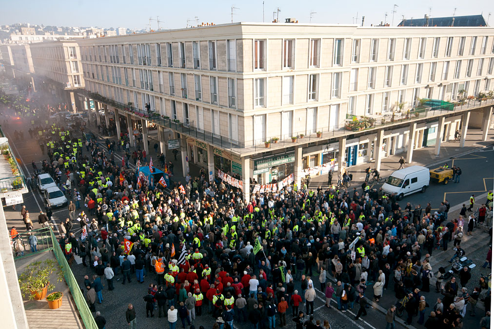 Manifestation au Havre 12 octobre