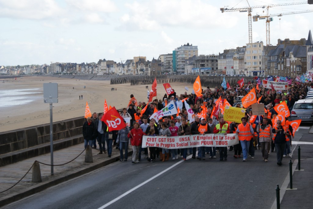 3000 manifestants à saint-malo