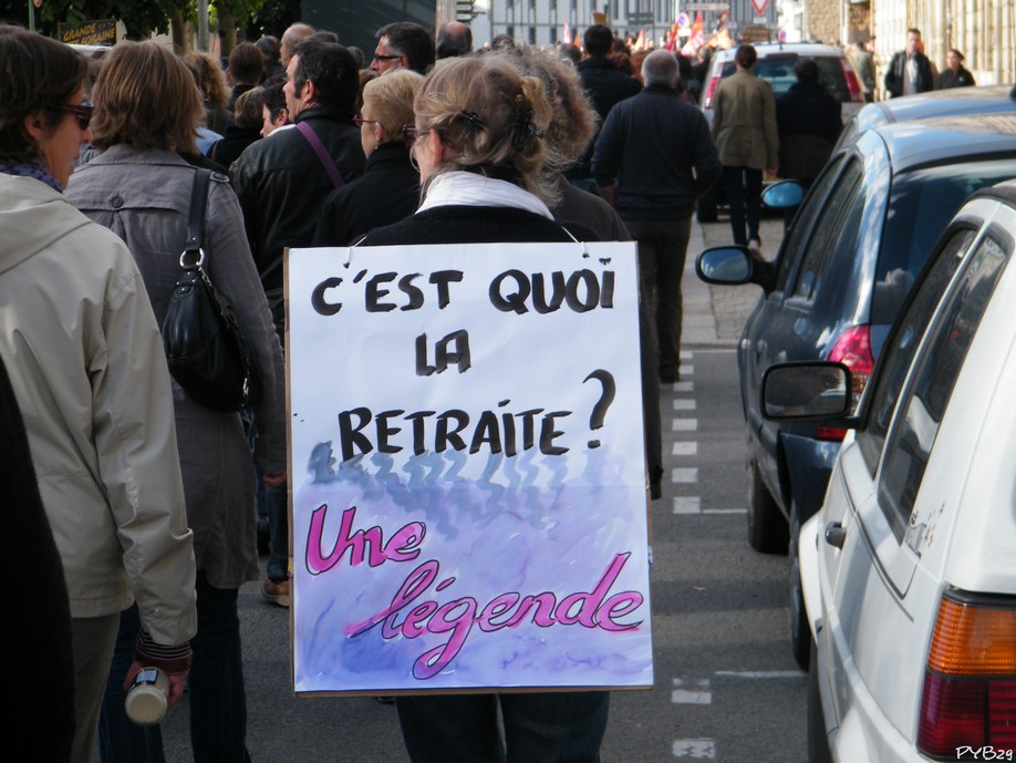 Manifestation Morlaix 16.10.10