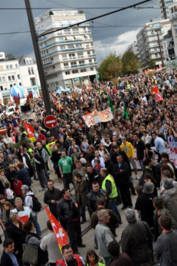 Manif au mans