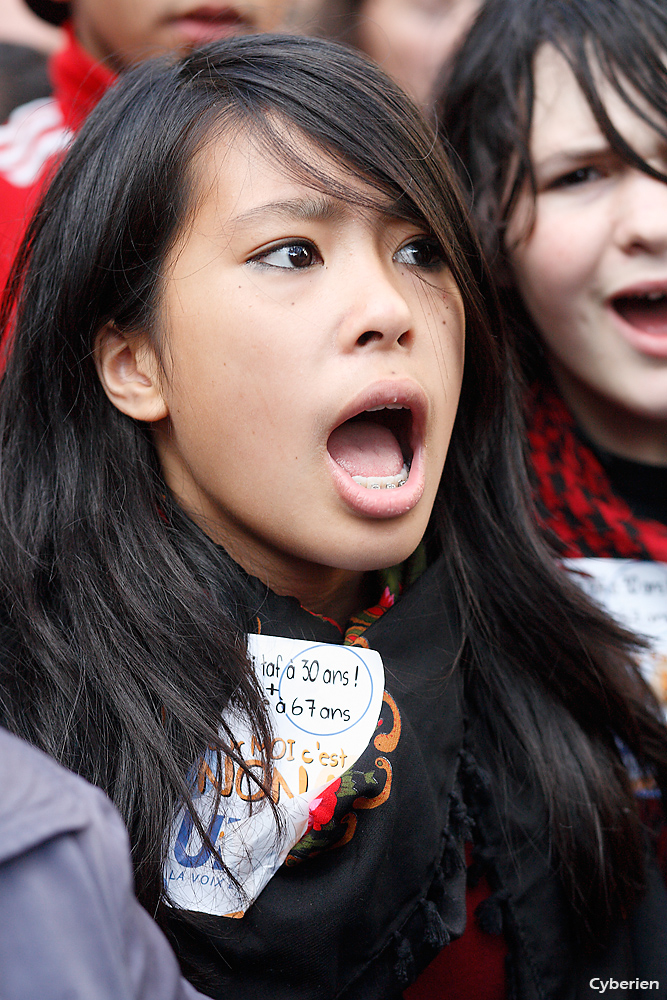 Manif du 16 octobre 2010 à Paris contre la réforme des retraites