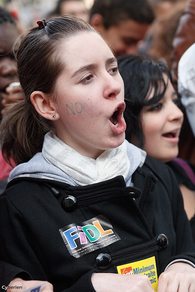 Manif du 16 octobre 2010 à Paris contre la réforme des retraites