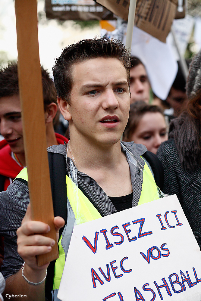 Manif du 16 octobre 2010 à Paris contre la réforme des retraites