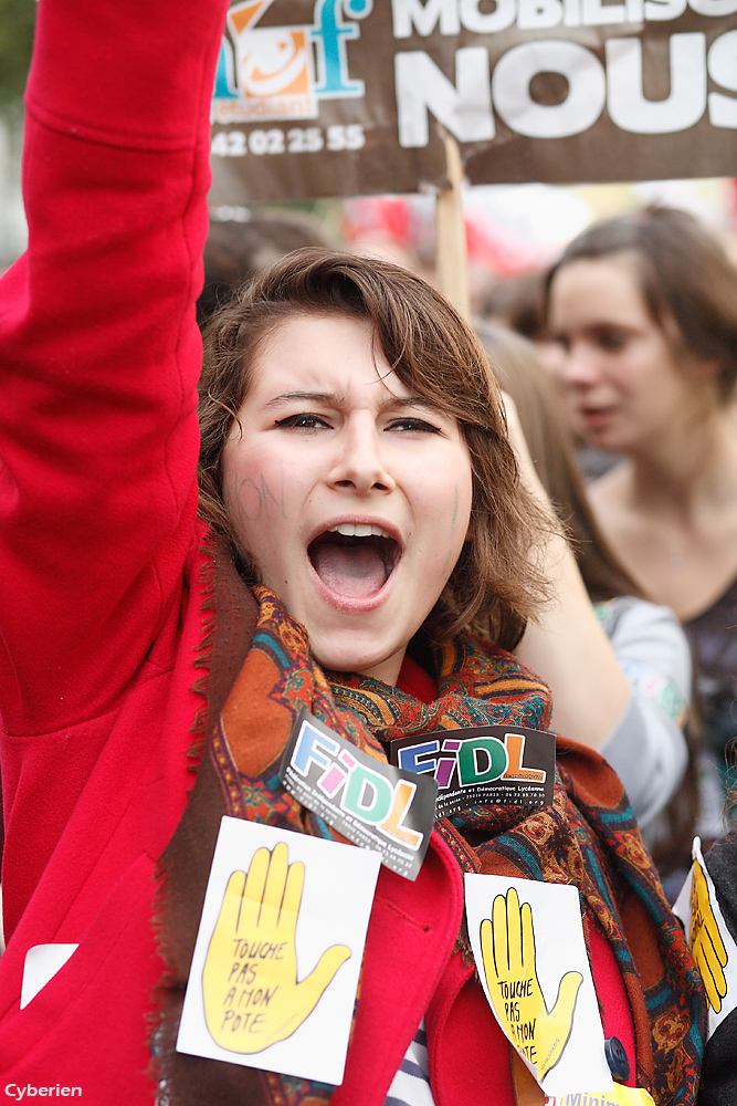 Manif du 16 octobre 2010 à Paris contre la réforme des retraites