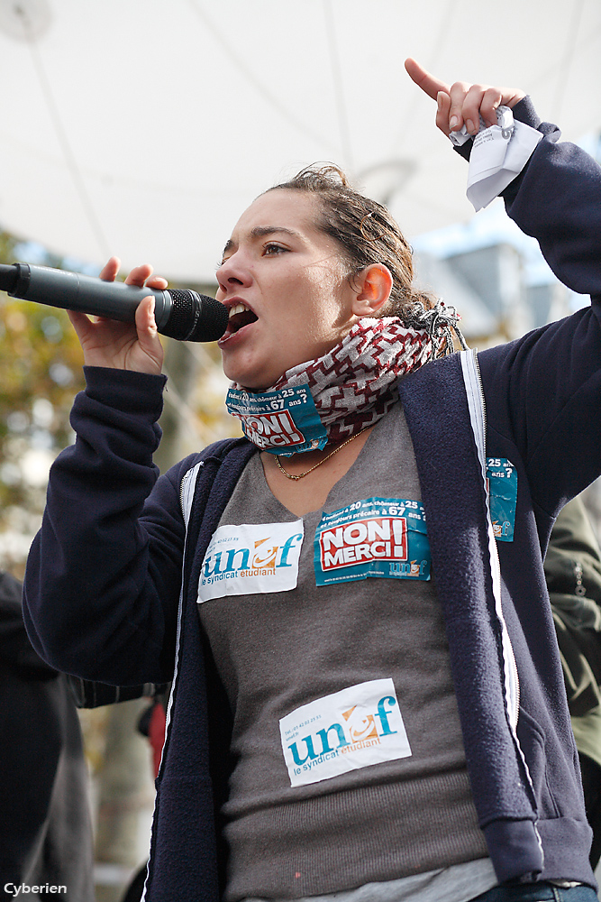 Manif du 16 octobre 2010 à Paris contre la réforme des retraites