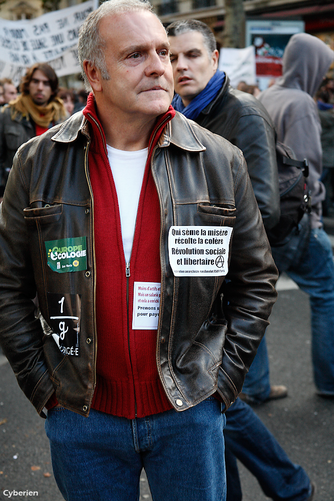 Manif du 16 octobre 2010 à Paris contre la réforme des retraites