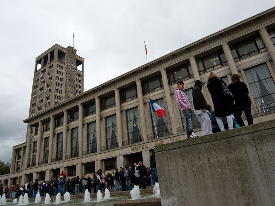 Le Havre (14-10) manifestation lycéens et étudiants