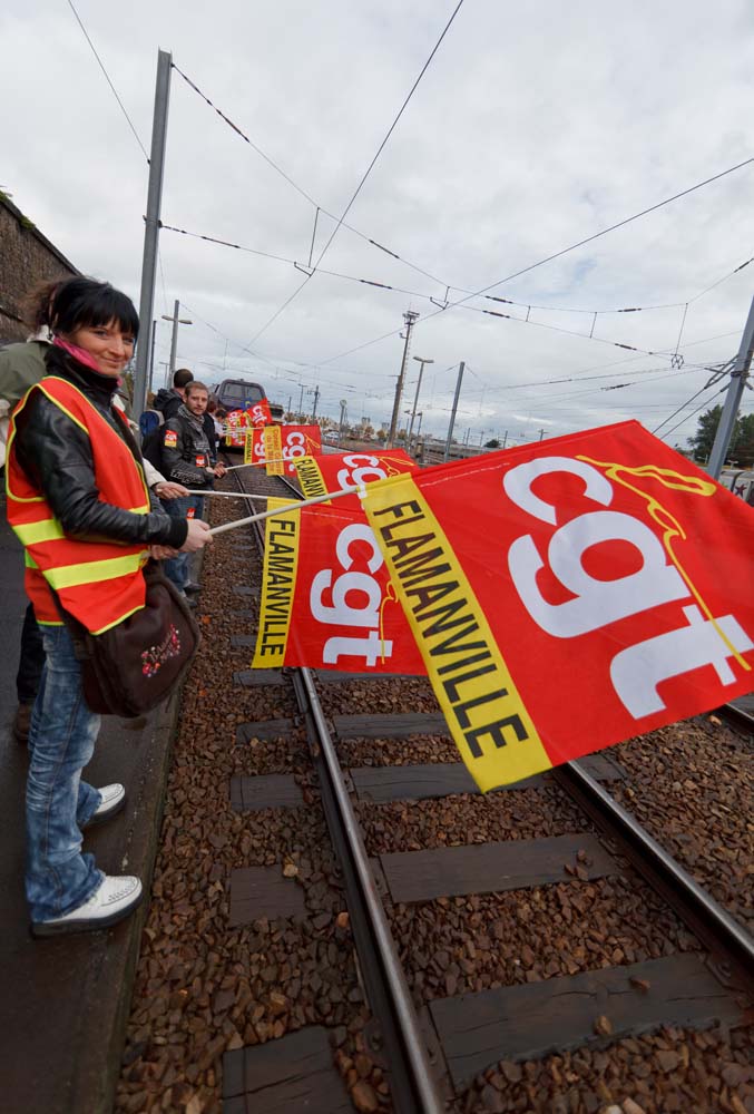 Contre la réforme des retraites à CHERBOURG