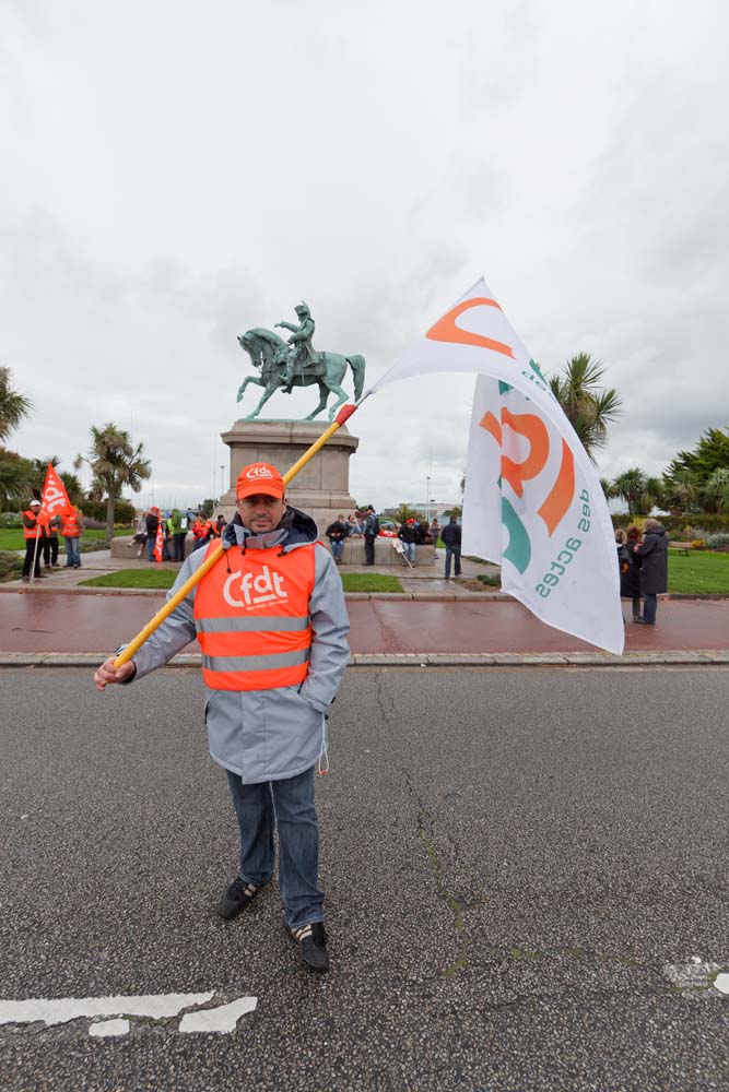 Contre la réforme des retraites à CHERBOURG