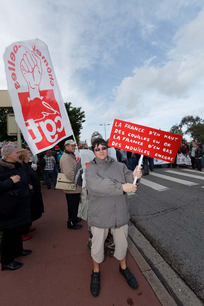 Contre la réforme des retraites à CHERBOURG