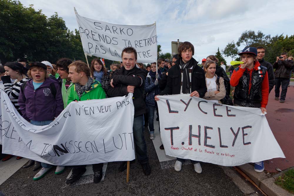 Contre la réforme des retraites à CHERBOURG