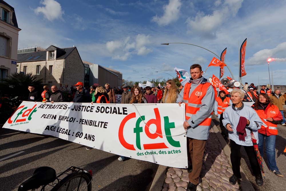 Contre la réforme des retraites à CHERBOURG