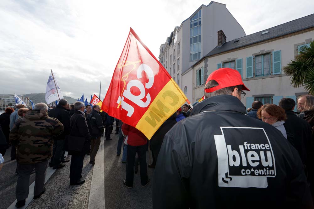 Contre la réforme des retraites à CHERBOURG