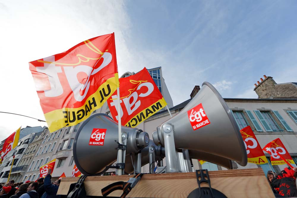 Contre la réforme des retraites à CHERBOURG