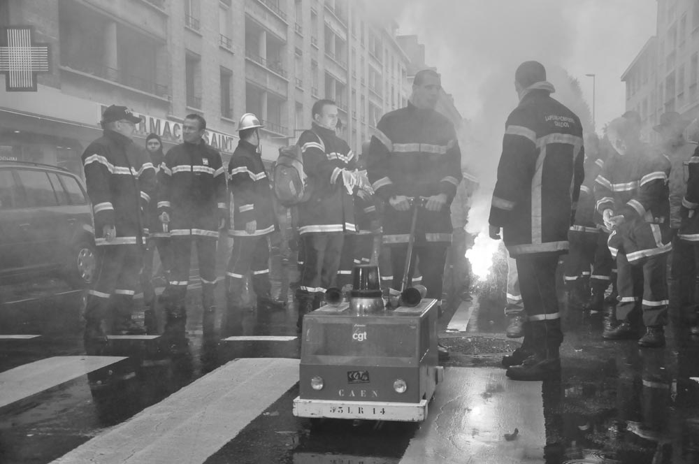 Caen, les pompiers