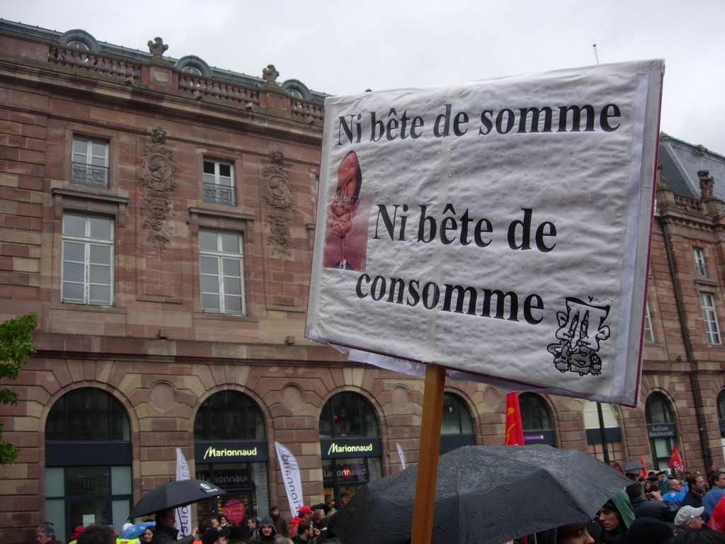 Ni bête de somme, ni bête de consomme !